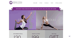Desktop Screenshot of beingyoga.net